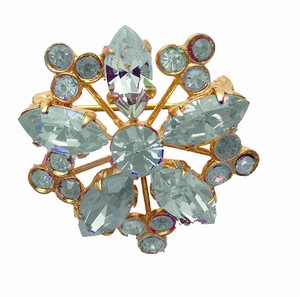 Vintage Glass Brooch