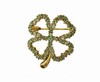 Crystal four leaf clover
